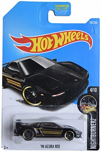 Hot Wheels 90 Acura NSX Negro escala 1:64 miniatura 1