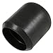 Price comparison product image Merriway® BH00399 Rubber Chair Floor Protector Ferrule Cap End Tip 22 mm (7/8 inch) Diameter Heavy Duty - Black, Pack of 8
