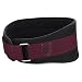 Harbinger Nylon Belt Women's Nylon Weightlifting Belt with Flexible Ultralight Foam Core (5" ), Black/Merlot, Small