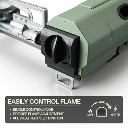 Portable Gas Stove - Reliable for Cooking - Outdoor and Indoor - Versatile Camping Stove - Safe Cooking Burner - by Altena - Thumbnail 5