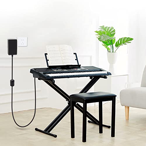 9.5V Ac/Dc Adapter For Casio Piano Keyboard： Ul Listed Power Supply Charger For Casio Keyboard Power Cord Ad-5 Ad-5Mu Ad-5Mr Sa-46 Wk-110 Wk-220 Lk-43 Lk-100 Lk-120 Ctk-496 (8.2 Ft Long Cord) #TOP2