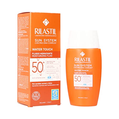 Rilastil-Sun-System-Fotoprotector-Water-Touch-SPF50-Con-Color-Protector-Solar-Facial-Ligero-de-Base-Acuosa-Resistente-al-Agua-con-Acido-Hialuronico-y-Vitamina-E-50-ml