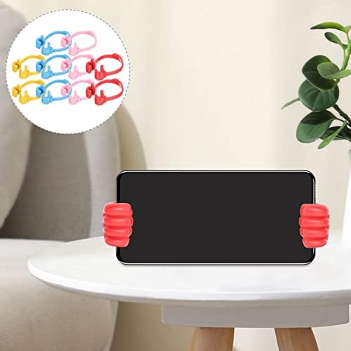 BESPORTBLE 10Pcs Thumbs Up Lazy Phone Stand: Phone Holder, Portable Mobile Phone Holder, Thumb Design Phone Stands,Fun Phone Stand, Lazy Phone Holder for Cell Phone, Phone (Random Color Mixing)