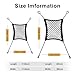 MAXIQI Dog Car Net Barrier for SUV， Upgraded Dog Travel Accessory with Organizers and Storage, Separates Pets from Passengers for Safely, organizes Essentials, Makes Trips Easier.