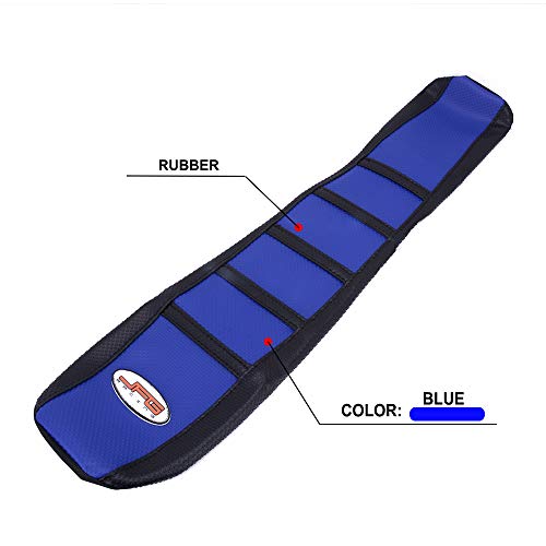 JFGRACING blu / nero Coprisedile per moto morbido per Yamaha YZ85 02-16 Dirt Bike