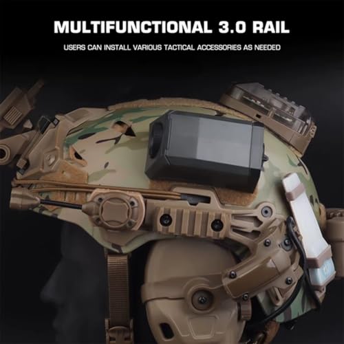 Casque tactique à trou ouvert confortable pour chasse extérieure - 6