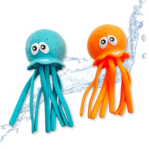 Schildkröt® Octo Buddies, zwierzęta wodne z efektem pompy wodnej, dla dzieci w wieku od 3 lat, idealne do basenów, basenów, wann