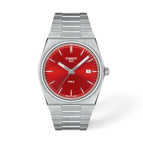 Tissot PRX Quartz 40mm Red Dial for Men