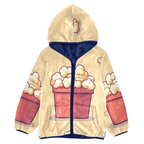 Junk Food Girls Fleece Jacket Girls Fall Jacket Girls Zip Up Hoodie Girls Sherpa Jacket 2-10T