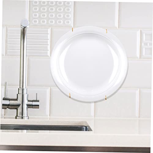Stobaza 10Pcs Wall Mounted Hooks Stainless Steel S Hooks Stainless Steel Hangers Wall Invisible Plate Hangers Wall Plate Holders For Display Artwork Hanging Hook Stainless Steel Plate Flat #TOP2