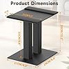 OUUTMEE 1 Pair Speaker Stands, Universal Metal Speaker Stands Desktop Monitor Speaker Stands for Computer & Bookshelf Speakers, up to 13KG (Large) #1