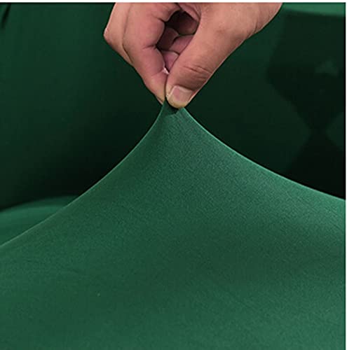 Housse de canapé 4 places extensible lot de 2 vert foncé