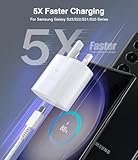Samsung Fast Charge Plug and Cable 2M, Samsung USB C Charger with USBC to Type C Charging Lead for Galaxy S25 S24 S23 S22 S21 S20 A56 A55 A54 A53 A52 A32 A34 A33 A35 A36 A17 A16 A22 A23 A25 A26 - Image 4