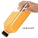 Cedilis 10 Pack 33oz Plastic Juice Bottles with Black Cap, Clear Reusable Containers with Lids, Great Disposable Bottles for Making Juice, Milk, Salad Dressing, Smoothie and Other Beverages