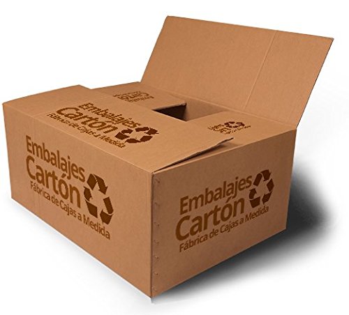 Pack 10 unidades Caja Cartón | Medidas 80 cm x 50 cm x 30 cm | Cartón Corrugado | Color Marrón