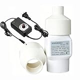 ACEDUROBLA 1'' 2'' Inline Duct Fan Booster Ventilation Fan Indoor Vent Blower Air Vent Exhaust Fan for Greenhouse Bathroom Tent Basement Attic Kitchen Pet House (with Speed Controller)