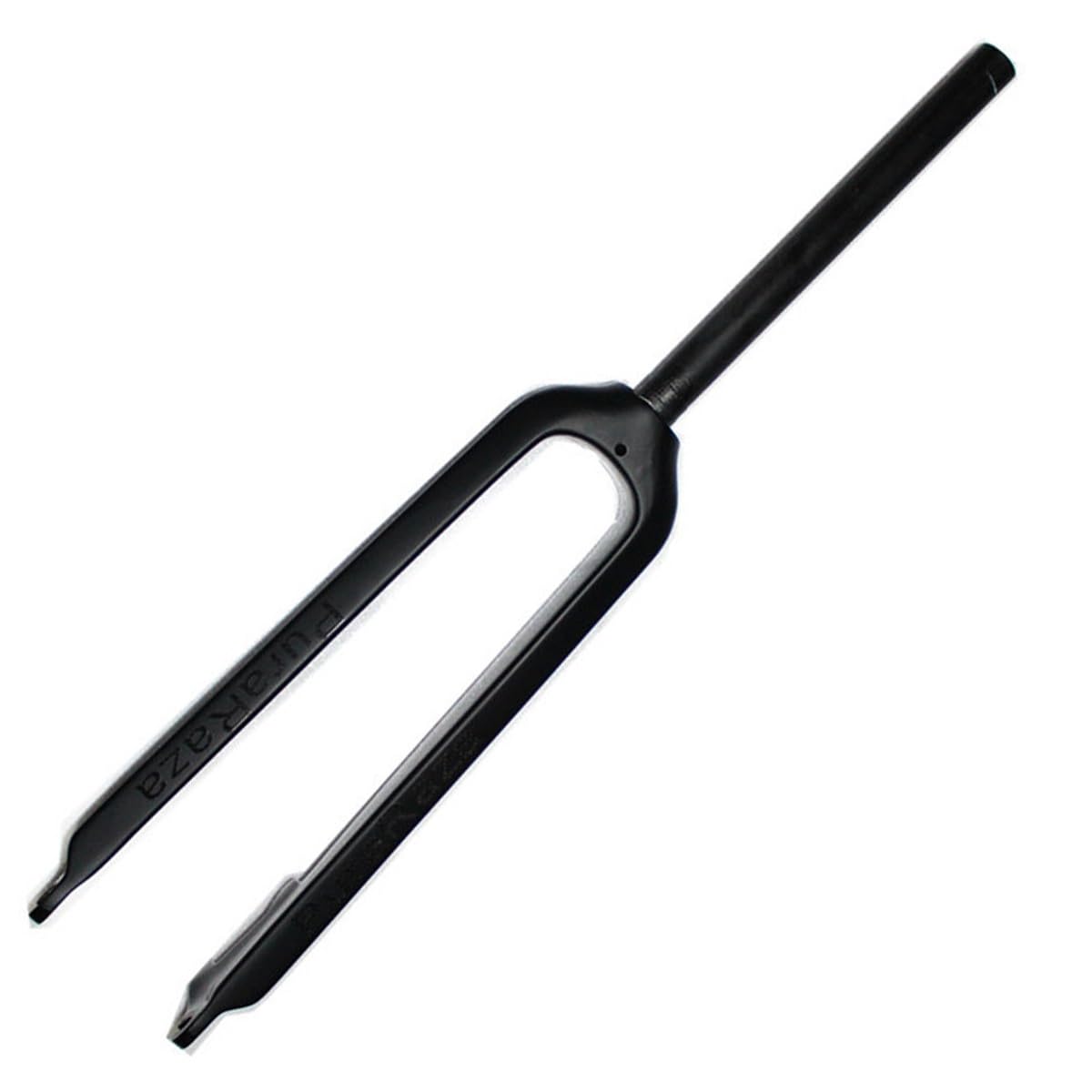 XGSUZNE 26" 27.5" 29" Inch Carbon Fiber Bike Front Fork 1-1/8" Threadless Straight Tube Superlight Mountain Bike Forks QR 9x100mm Disc Brake (Color : Black, Size : 26")