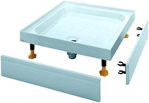 Coram Showers YD764WHI 760 x 760mm 4-Tiling Upstand Shower Tray by Coram Showers