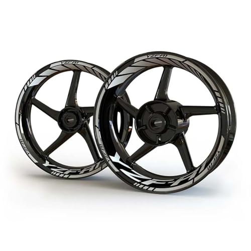 Autocollant moyeu moto pour jante de Yamaha R1 avant et arrière