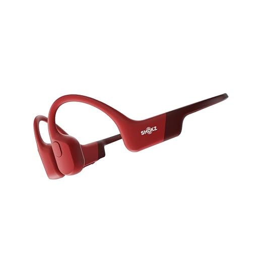 Shokz OpenRun - Open-Ear Bluetooth Bone Conduction Sport Headphones - Sweat Resistant Wireless Earphones for Workouts and Running - Built-in Mic, with Headband