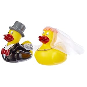 Alandra Party Mr and Mrs Duck Gift Box Set,Multi-colored,10 x 6 x 7 centimeters for 17 years to 99 years