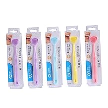 Ipetboom 5pcs Dr Tung Tongue Cleaner for Adults Household Tongue Scrapers Cleaning Brushes for Newborn Easy to Use Random Color