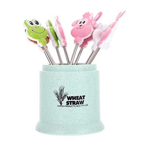 HEMOTON 16Pcs Roestvrij Staal Voedsel Picks Cocktail Picks Stick Leuke Dier Martini Picks Herbruikbare Metalen Cocktail… - Afbeelding 3