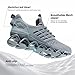 Mens Walking Shoes Slip on Blade Tennis Casual Fashion Trail Running Sneakers Comfort Non Slip Work Sport Athletic Trainers Grey