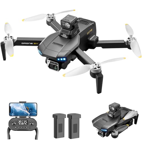GPS Drones with 4K Camera for Adults, Foldable FPV RC Quadcopter with Brushless Motor, Smart Return, Obstacle Avoidance, 50 Minutes Flight Time, 5G WiFi Transmission, Optical Flow, Follow Me