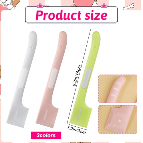 3 Stück Silikon Tierfutter Dosenlöffel Katzenfutter Löffel Praktische Tiernahrung Mischlöffel Haustiere Futter Dosen Rührlöffel Nassfutter Dosenschaufel für Hunde Katzen Tierfutterdosenzubehör