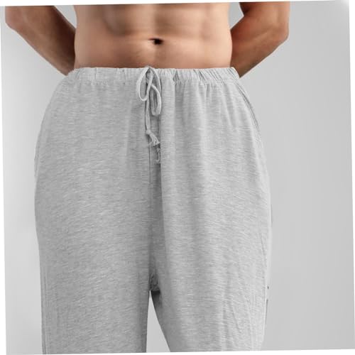 VALICLUD Calças De Pijama Masculinas 2 Peças Para Casa Calças De Pijama Soltas Casuais Para Dormir C