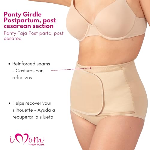 Image of NEWFORM iMom Postpartum Belly Band - Tummy Control Underwear for Women High C Section Recovery Fajas Postparto para Mujer
