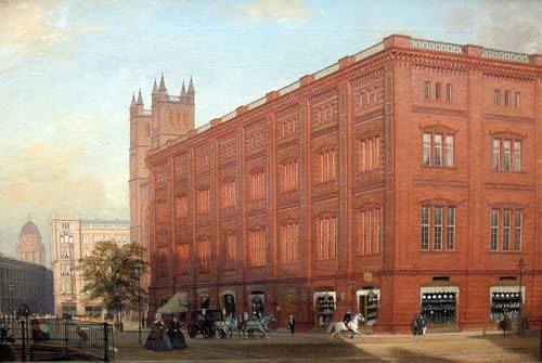 Affiche de la Bauakademie de Berlin par Eduard Gaertner toile 60x90cm