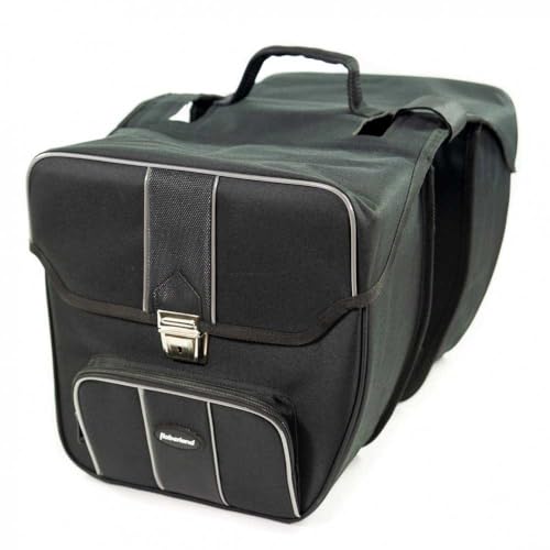 Haberland Fahrradtasche Doppeltasche, Schwarz, 32 x 34 x 16 cm, 25 Liter, DT9732 00