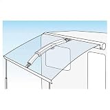 Completo con extremos con forma de gancho para que pueda ser instalado en otras marcas toldo