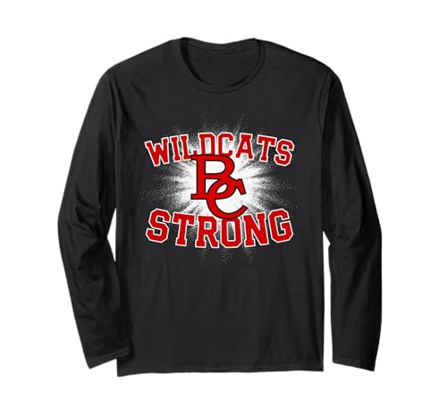 Baker County Wildcats Logo Strong Flag HS Long Sleeve T-Shirt