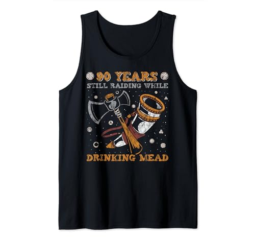 This Viking Warrior Birthday Shirt for 90 Years Old Men is the perfect gift idea for you father, grandpa, your husband or your brother which loves the Norse Mythology around Odin and Valhalla.
