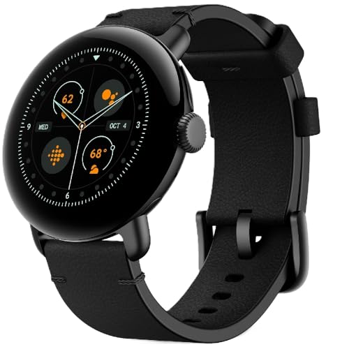 Image of Google Pixel Watch 41mm Smartwatch with WiFi, GPS, BT and Heart Rate Monitor in Bulk Packaging (Black Charcoal)