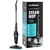 PurSteam Professional Steam Mop | Multi-Surface Floor Cleaner for Hardwood, Tile, Laminate & Carpet | Fast Heating, Lightweight & Chemical-Free Cleaning