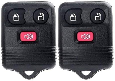 ECCPP Keyless Entry Remote for F-ord for F-150 for F-250 Expedition Explorer Ranger Excursion 2001 2002 2003 2004 Replacement Keyless Entry Remote Control Key Fob Clicker Transmitter 3 Button - Black CWTWB1U212 CWTWB1U331