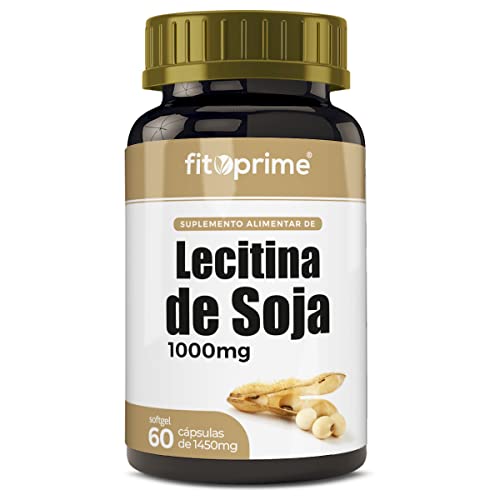 Lecitina de Soja 1000mg 60 Cápsulas Fitoprime