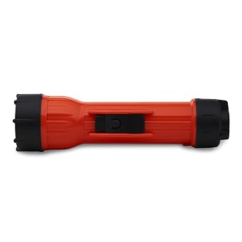 BRIGHT STAR 2124 | Intrinsically Safe, Water-Resistant 3D Cell Incandescent Flashlight Unbreakable, Emergency Light for Hazardous Environments | 80 Lumens, 100 Meter Beam | Industrial LED Torch (2217-LED)