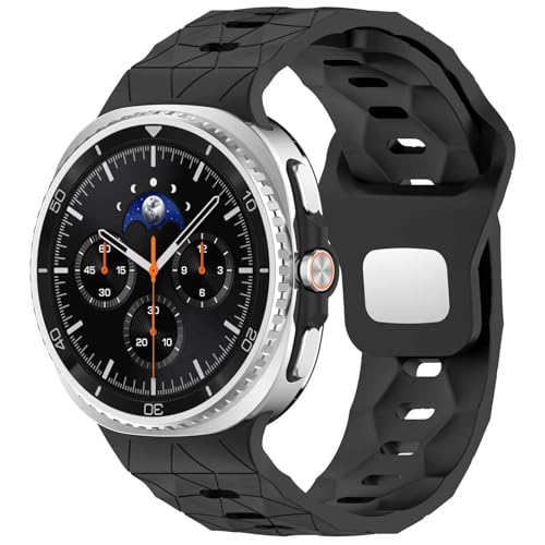 [�����ȓX] �ɓK��Samsung Watch 8�p�V���R���E�H�b�`�o���h �N���V�b�N�X�g���b�v �ʋC�����X�g�o���h Galaxy Watch 8 44mm 40mm �p �u���X���b�g�A�N�Z�T���[(Black)
