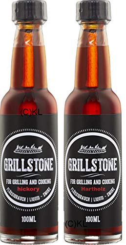 Hickory und Hartholz Liquid Smoke von Grillstone 2x 100ml Cover