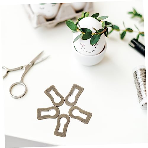 image for Yardenfun 10pcs Decorative Keyhole Covers Antique Keyhole Escutcheon I