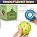 Pickleball Trainer - Continuous Rebound Pickleball Drills Enhance Reaction Time & Hand-Eye Coordination - Ideal Gift for All Skill Levels (Green)