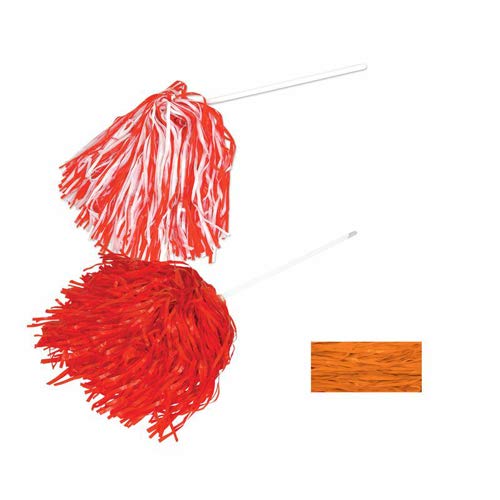 Orange Poly Shaker - 512 Strand (Order in Solid, 2- or 3-Color Combination) Party Accessory  (1 count)