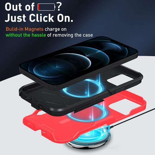 Coque magnétique pour iPhone 12 Pro Max idéale pour les activités extérieures