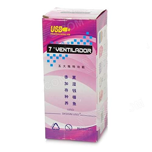 Aromatizador Umidificador Ventilador Usb