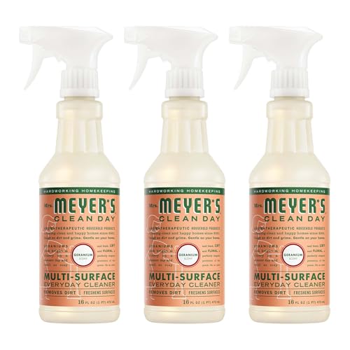 Mrs. MEYER'S Multi-Surface Cleaner Geranium, 16 OZ. (Pack of 3)
